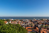 France, Gironde, Arcachon, view of the city and the Bassin d'Arcachon from the observatory Sainte Cecile