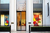 Luxusgeschäfte auf Montaigne Avenue, Paris, Frankreich, Louis Vuitton