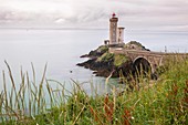 France, Finistere, Iroise Sea, Goulet of Brest, Plouzane, Pointe du Petit Minou, Petit Minou lighthouse