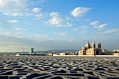 France, Bouches du Rhone, Marseille, Euromediterranean area, MuCEM Museum of Civilization in Europe and the Mediterranean R. Ricciotti and R. Carta architects