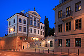 Ostrogski-Palast, Herrenhaus im Stadtzentrum von Warschau mit Frederic Chopin Museum und Nationalinstitut, Polen