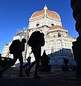 Tourists at Duomo, Florence, Toscana, Italy