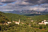 Bergdorf Levie im Alta Rocca, Süd- Korsika, Frankreich