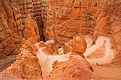 Path through Wall Street Canyon in Bryce Canyon National Park, USA