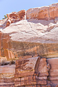 Sockelruinen, Ahnen-Pueblito, Bears Ears National Monument, Utah, Vereinigte Staaten von Amerika, Nordamerika