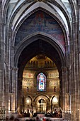 Frankreich, Bas Rhin, Straßburg, Altstadt, UNESCO Weltkulturerbe, Kathedrale Notre Dame, der Chor