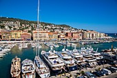 France, Alpes Maritimes, Nice, the old harbor or the old harbor Lympia