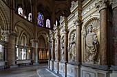 France, Marne, Reims, St Remi Basilica listed as World Heritage by UNESCO, tomb of St Remi in the choir