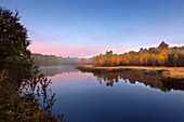 Morgenstimmung, Moorsee am Roten Moor, Rhoen, Hesse, Germany