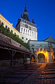 Glockenturm, Sighisoara, UNESCO-Weltkulturerbe, Siebenbürgen, Rumänien, Europa