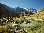 Gwächtenhorn, Vordertierberg, Steinwasser, Steinlimigletscher, Bern, Switzerland