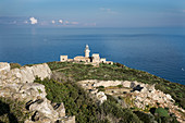 Capo Grosso lighthouse, Levanzo island, Sicily, Italy