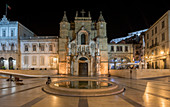 City Hall Coimbra at night, Portugal