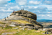 Haytor Rocks, Ilsington, Dartmoor-Nationalpark, Devon, England, Vereinigtes Königreich, Europa