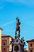Neptunbrunnen, Piazza del Nettuno, Bologna, Emilia-Romagna, Italien, Europa