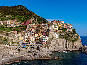 Manarola, Cinque Terre, UNESCO-Weltkulturerbe, Ligurien, Italien, Europa