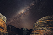 Milky Way over the Bungle Bungle, Purnululu National Park in Western Australia, Australia, Oceania;