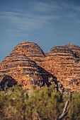 Rock formation in Purnululu National Park, Bungle Bungle, Kimberley Region, Western Australia, Oceania,