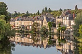 Frankreich, Indre, Argenton-sur-Creuse, Creuse-Tal