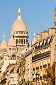 Frankreich, Paris, Montmartre, Bezirk Goutte d'or, Sacre Coeur