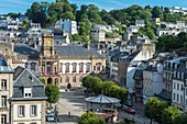 France, Finistere, Morlaix, Hostages square, the Town Hall