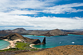 Typical panorama, Isla Bartolome, Galapagos archipelago, Ecuador
