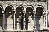 Detail der Kirche San Michele, Lucca, Toskana, Italien