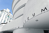 Aussenansicht des Guggenheim Museums, New York City, USA