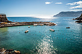 Am Hafen von Vernazza, Cinque Terre, Italien