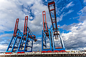 Am Hafen von Hamburg, Deutschland