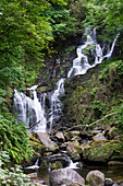 Torc Wasserfall, Killarney Nationalpark, Grafschaft Kerry, Irland, Europa