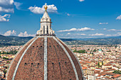 The famous dome of the Basilica di Firenze in Florence, Italy