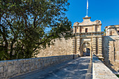 Der Eingang der mittelalterlichen Stadt Mdina, Malta