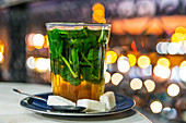 Mint tea in Marrakech, Morocco
