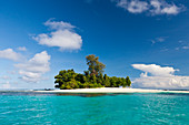 View of the islands of Balgai Bay, New Ireland, Papua New Guinea