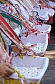 France, Bouches du Rhone, Aix en Provence, Church of St. John of Malta (XIII century), historical monument, Great Feast of the Almond, blessing of the Calissons