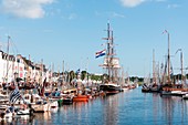 Frankreich, Morbihan, Vannes, der Hafen während des Segel-Festivals 'La Semaine du Golfe' 2015