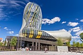 France, Gironde, Bordeaux, The Cité du Vin by the architects of XTU agency and by Casson Mann Limited british agency