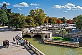 Frankreich, Gard, Nimes, die Jardins de la Fontaine