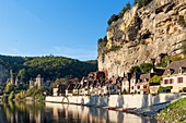 Frankreich, die Dordogne, La Roque Gageac ausgezeichneten als die schönsten Dörfer Frankreichs