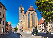 St. Jakobskirche in Rothenburg ob der Tauber, Bayern, Deutschland