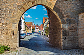 Spitaltor and Spitalgasse in Rothenburg ob der Tauber