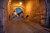 Blick in die Iphofer Altstadt, Iphofen, Kitzingen, Unterfranken, Franken, Bayern, Deutschland, Europa