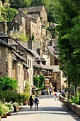 France, Aveyron, Belcastel, labelised More Beautiful Villages of France