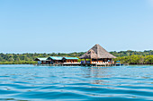 Overwater bungalow, Bocas Del Toro, Panama, Central America