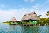 Über-Wasser-Bungalow, Bocas Del Toro, Panama, Mittelamerika