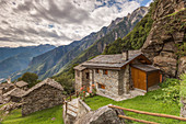 Dasile Dorf, Piuro, Chiavenna-Tal, Provinz Sondrio, Lombardei, Italien, Europa