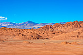 Desierto del Diablo, Provinz Salta, Argentinien, Südamerika, Straße über die Desierto del Diablo