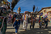 Aostatal, Gignod, Italien, Der historische Karneval der Coumba Freida