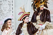 Italien, Venetien, Venedig, UNESCO-Weltkulturerbe, Karneval, traditionelles italienisches Festival aus dem Mittelalter